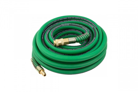 ROCKFORCE Шланг резиновый воздушный армированный с фитингами 10х16 мм, 20 м