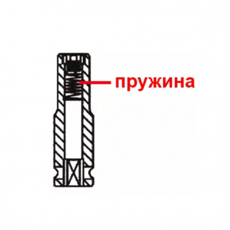 Licota Головка торцевая ударная глубокая с магнитом 1/2" (12,7 мм), 6-гранная, 18 мм
