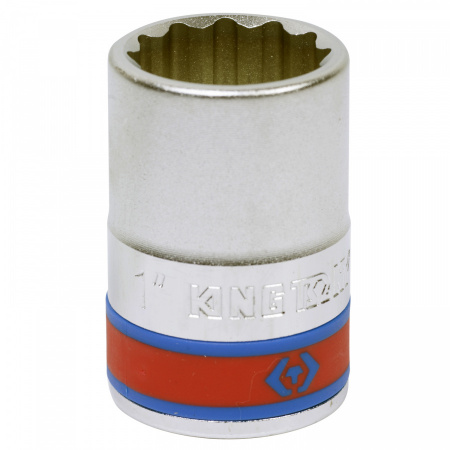 KING TONY Головка торцевая стандартная двенадцатигранная 3/4", 1", дюймовая