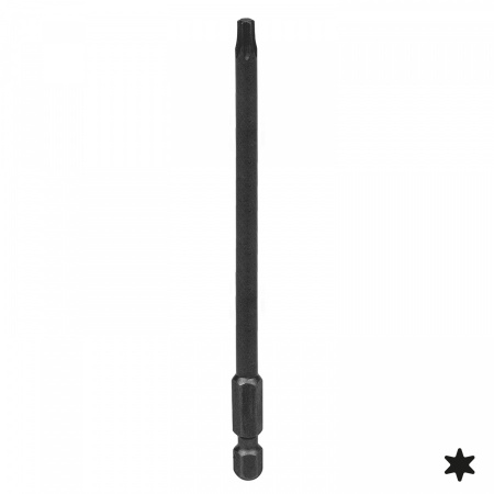 KING TONY Вставка (бита) торцевая 1/4", Torx, Т20, 110 мм, для шуруповерта
