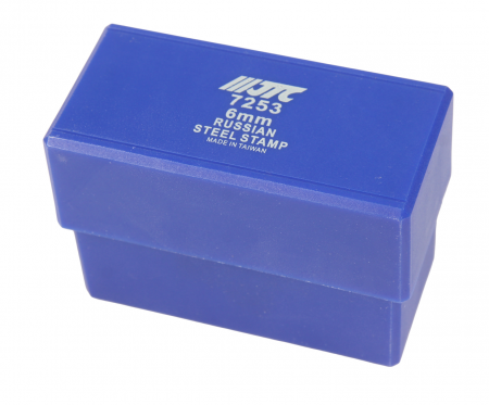 JTC Клейма буквенные кириллица 6 мм (HRC 60+-2град. DIN 1451) 