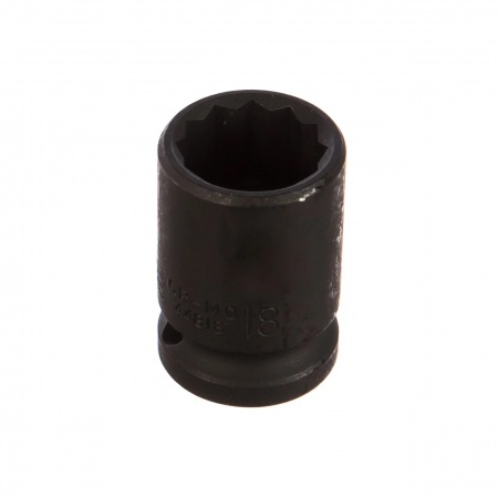 FORCE Головка торцевая ударная 1/2" 12-гранная, 18 мм, длина 38 мм 