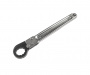 JTC Ключ раскрывающийся 19 мм 12-ти гранный L=200 мм с трещоткой 