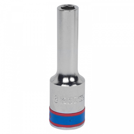 KING TONY Головка торцевая глубокая шестигранная 1/2", 8 мм