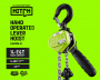 Таль ручная рычажная HITCH LHM104-G МИНИ, 0.25 т, 6 м. Гальваническая цепь.