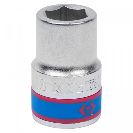 KING TONY Головка торцевая стандартная шестигранная 3/4", 17 мм