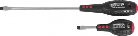 JONNESWAY Отвертка стержневая шлицевая FULL STAR, SL6.5х150 мм