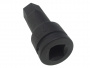 JTC Головка торцевая 3/4" HEX H27 ударная L=88 мм