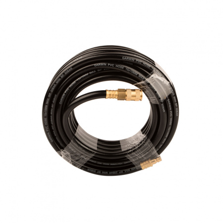 GARWIN PRO Шланг ПВХ (PVC) 10*15, 10 м, черный, БРС в комплекте