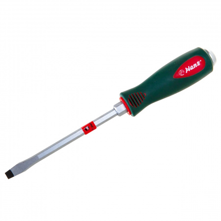 Hans Отвертка шлицевая силовая с мет. затыльником SL8*150