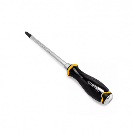 RUNTEC Отвертка PH3 x 150 мм CrV усиленная со сквозным стержнем
