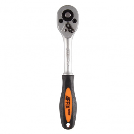 AFFIX Трещотка 1/4", 45 зубцов, флажковая с кнопкой