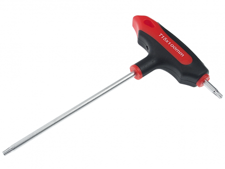 JTC Ключ TORX Т-образный T15H с отверстием 