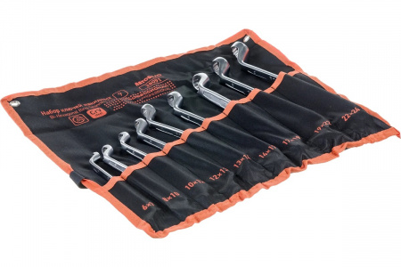 АВТОДЕЛО Набор ключей накидных Professional 9 пр. 6-24 мм сумка