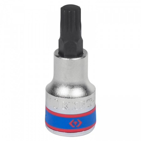 KING TONY Насадка (бита) торцевая 1/2", SPLINE, M10, L = 60 мм