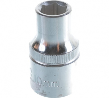 FORCE Головка торцевая 1/2" 6-гранная 10 мм L=38 мм