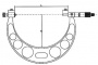 ASIMETO Микрометр цифровой IP65 0,001 мм, 600-700 мм 4 / 2