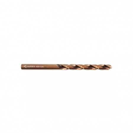 GARWIN INDUSTRIAL Сверло спиральное по металлу 5 мм, DIN 338, HSS-Co5, 5xD, 135°, HA, тип UNI