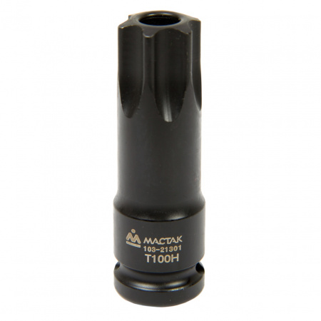 МАСТАК Насадка (бита) торцевая 1/2", TORX TR, T100H, L=78 мм, для шкива распредвала