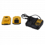 DEWALT Аккумуляторная дрель-шуруповерт 13 мм, 20 В, 42 Нм, 1500 об/мин, 2х2.0 Ач, Li-lon, XR
