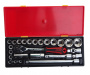 JTC Набор инструментов в ложементе 25 пр. (головки: 6гр. 8-32мм, свечные 16,21 мм; удлин.125,250 мм)