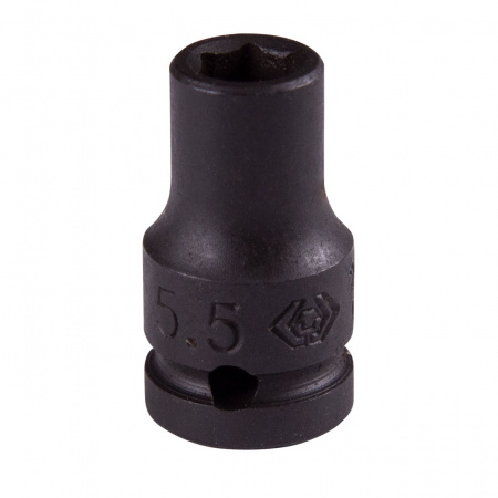 KING TONY Головка торцевая ударная шестигранная 1/4", 5,5 мм