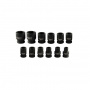 GARWIN PRO Набор ударных головок 38 мм 1/2" 12пр. 10-24 мм в металлическом кейсе