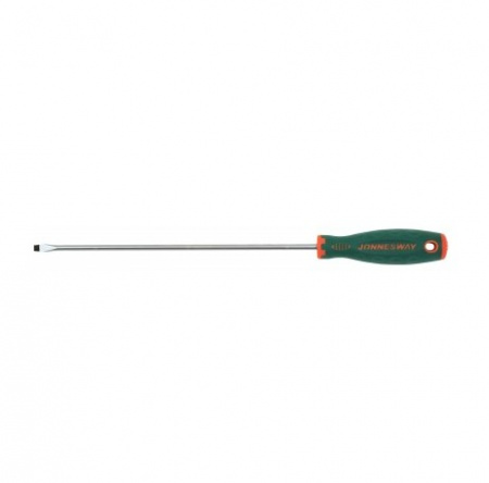 JONNESWAY Отвертка стержневая шлицевая ANTI-SLIP GRIP, SL5.5х250 мм