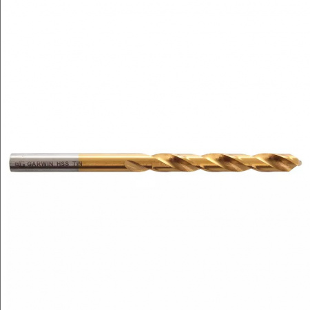 GARWIN INDUSTRIAL Сверло спиральное по металлу 0,5 мм, DIN 338, HSS-G, 5xD, 118°, HA, TiN, тип N