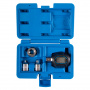 KING TONY Динамометрический адаптер серии "DIGITAL", 1/2", 40-200 Нм, 4 предмета, кейс