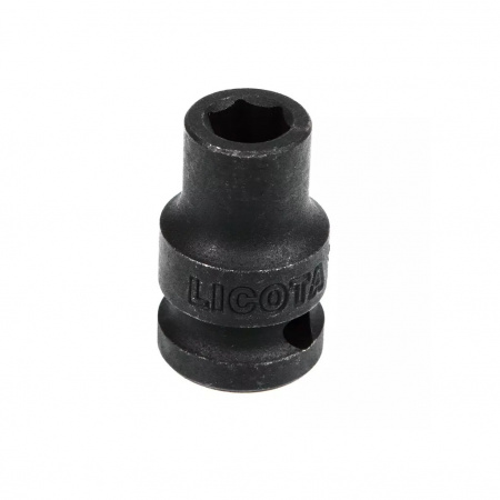 Licota Головка торцевая ударная 1/4" (6,35 мм), 6-гранная, 12 мм