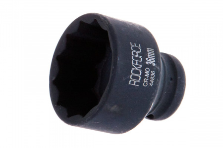 ROCKFORCE Головка торцевая ударная удлиненная на 36 мм 1/2" 6-гранная L=80 мм
