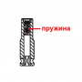 Licota Головка торцевая ударная глубокая с магнитом, 3/8", 6-гранная, 16 мм