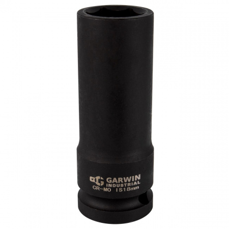 GARWIN Головка торцевая ударная глубокая 1/2", 6 гр, 19 мм