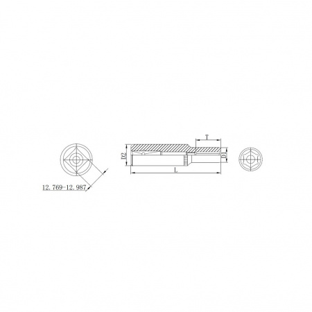 Thorvik Головка торцевая глубокая 3/8" DR, 17 мм