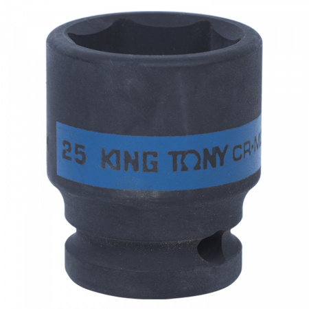 KING TONY Головка торцевая ударная шестигранная 1/2", 25 мм