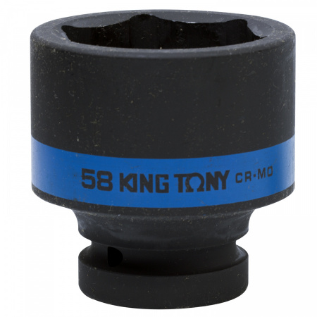 KING TONY Головка торцевая ударная шестигранная 1", 58 мм