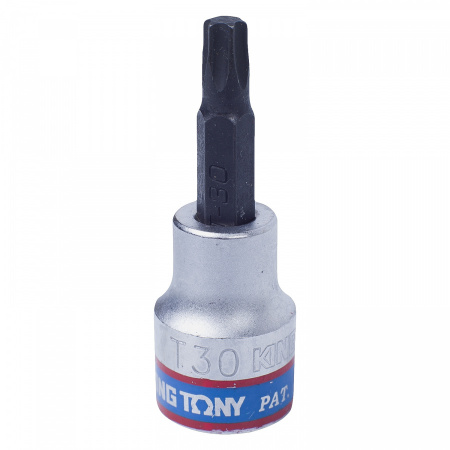 KING TONY Насадка (бита) торцевая 3/8", TORX, T30, L = 50 мм