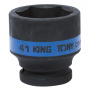 KING TONY Головка торцевая ударная шестигранная 3/4", 41 мм 
