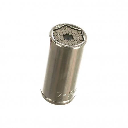 АВТОДЕЛО Головка торцевая универсальная 3/8" DR, 7-19 мм 