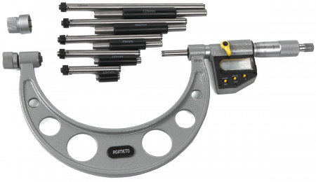 ASIMETO Микрометр цифровой IP65 0,001 мм, 400-500 мм 4 / 2
