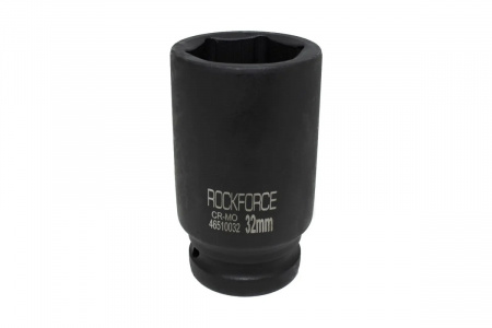 ROCKFORCE Головка торцевая 32мм 3/4" 6-гранная ударная удлиненная L=78мм 
