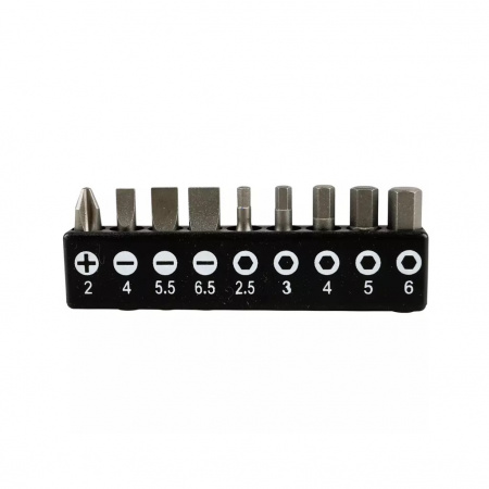 GARWIN PRO Набор бит 1/4" 25 мм на держателе SL, PH, HEX