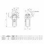 GARWIN PRO Лубрикатор для пневмоинструмента 1/2"