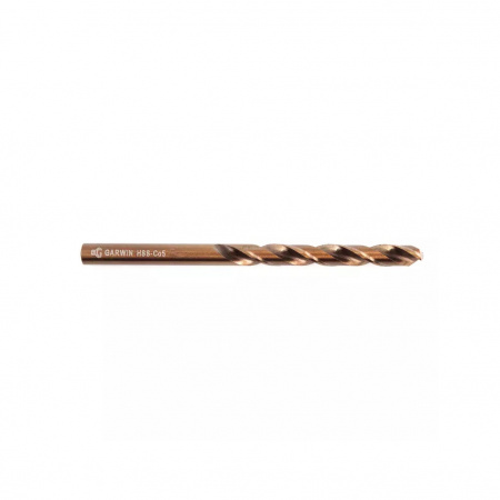GARWIN INDUSTRIAL Сверло спиральное по металлу 3,8 мм, DIN 338, HSS-Co5, 5xD, 135°, HA, тип UNI